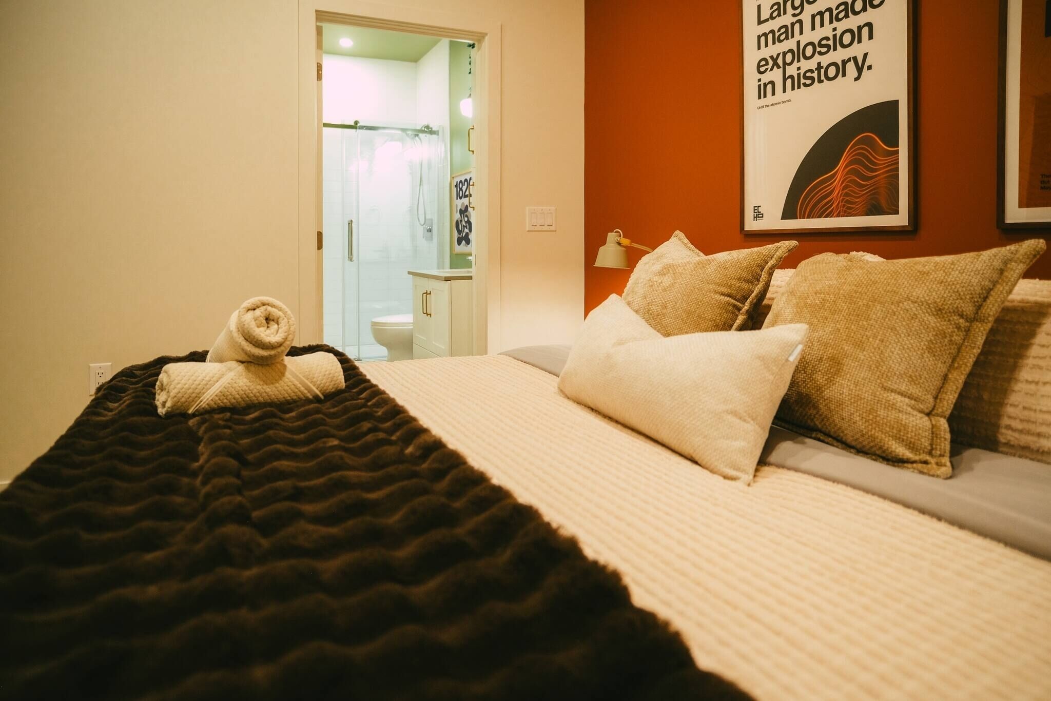 2 chambres, lit de bébé portatif, accès au Wi-Fi (inclus)