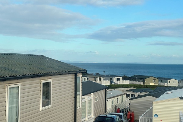 Blick von der Unterkunft