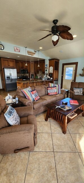 Télévision, cheminée