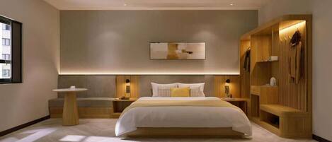 Deluxe Double Room | Free minibar items, desk, laptop workspace, blackout drapes