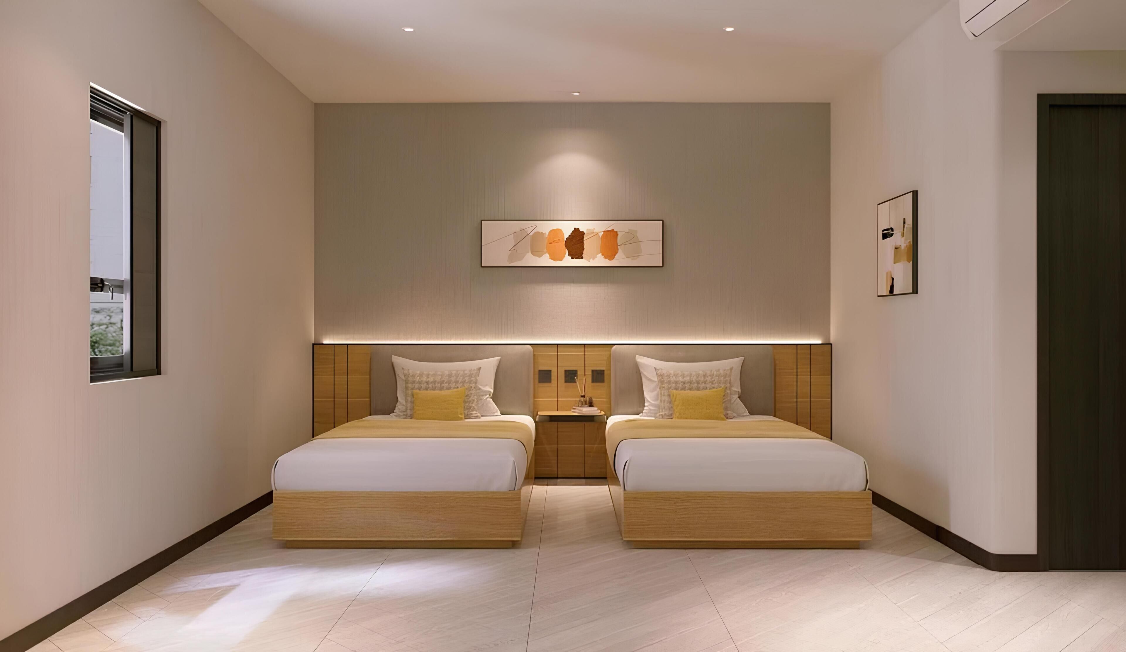 Superior Double or Twin Room | Free minibar items, desk, laptop workspace, blackout drapes