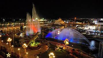 Blick von der Unterkunft