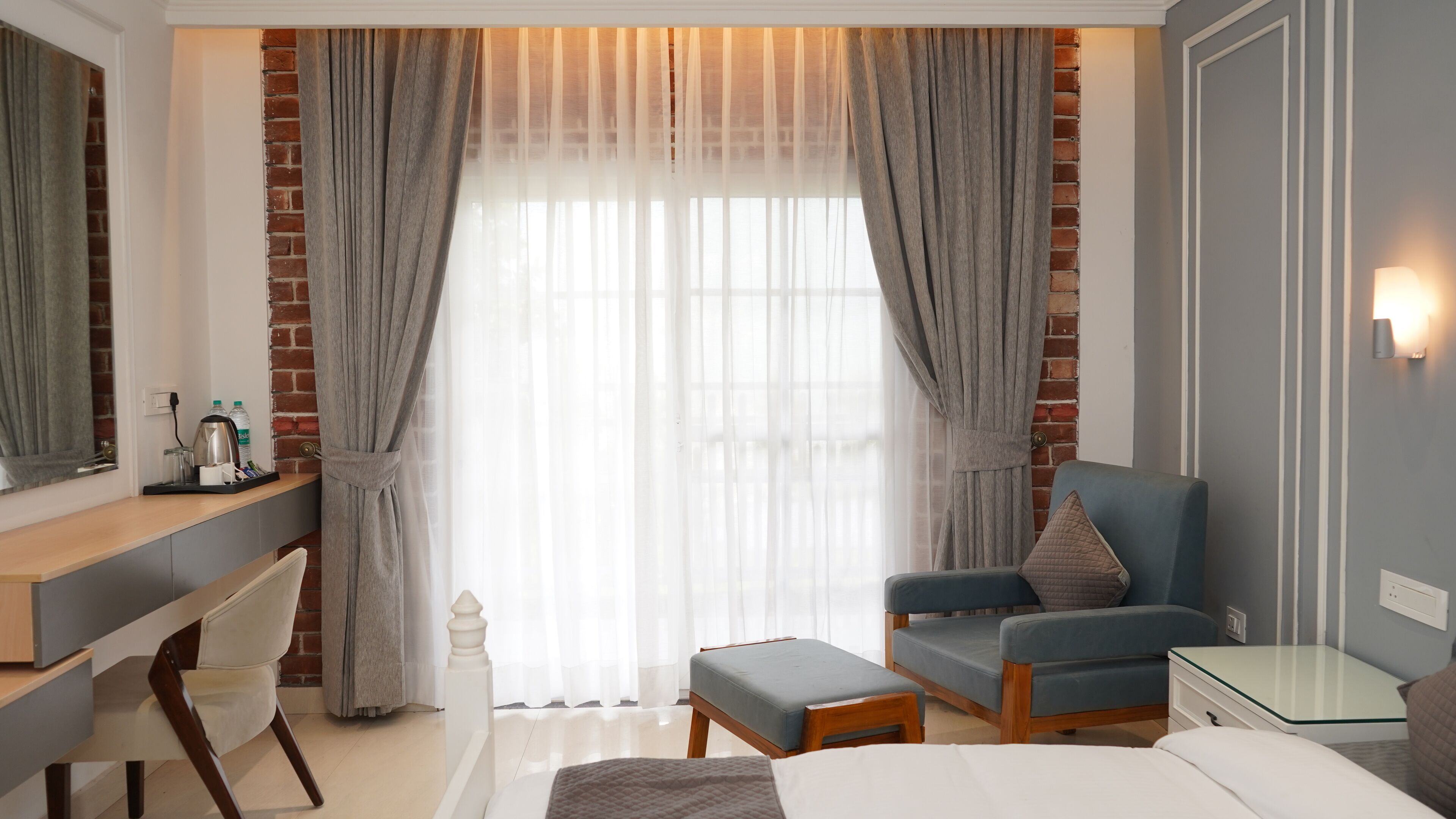 Deluxe Double Room, Balcony, Hill View | Desk, laptop workspace, free WiFi