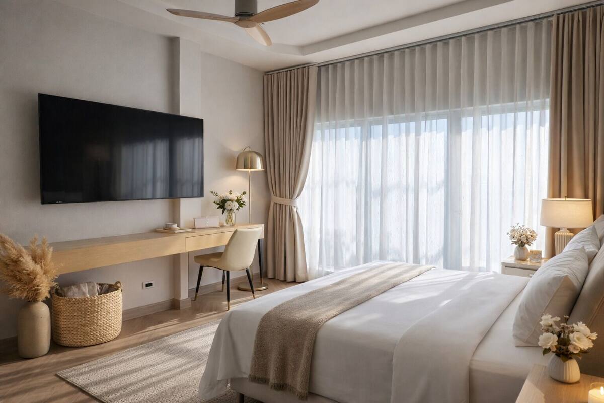 In-room safe, desk, laptop workspace, free WiFi