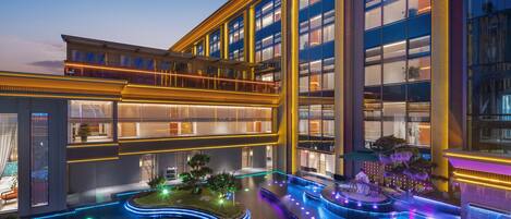 Front of property - evening/night