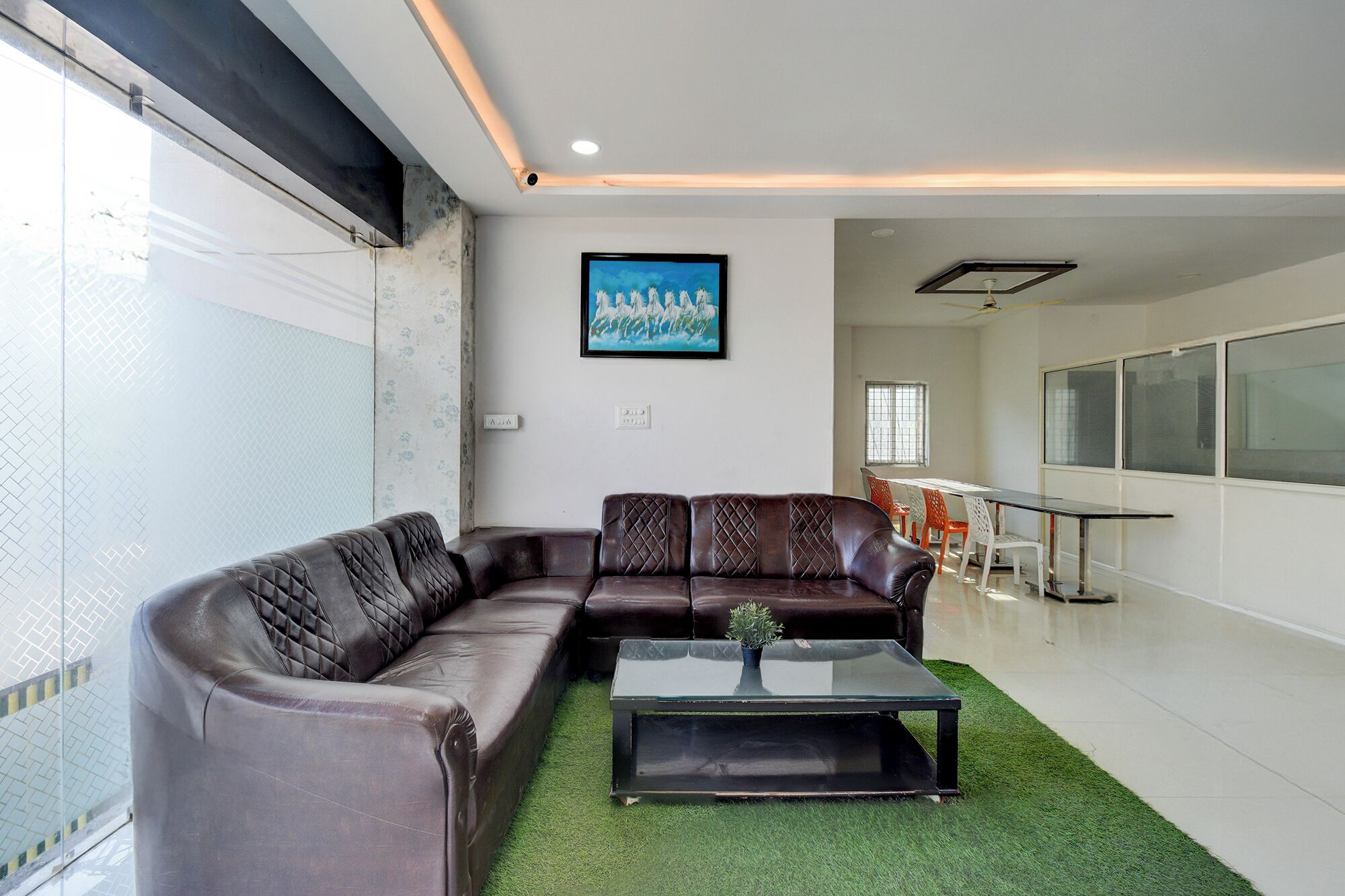 Àrea amb seients del vestíbul