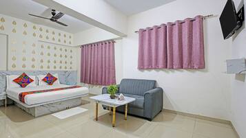 Sengetøy i egyptisk bomull, sengetøy av topp kvalitet og safe på rommet