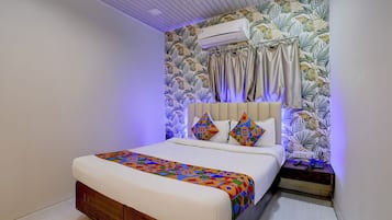 Sengetøy i egyptisk bomull, sengetøy av topp kvalitet og safe på rommet