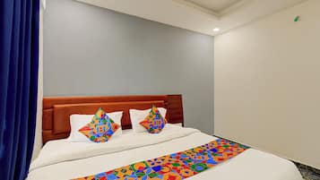 Habitación Deluxe | Sábanas de algodón egipcio, ropa de cama de alta calidad, caja fuerte