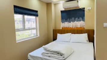 Seprai katun Mesir, seprai premium, brankas, dan Wi-Fi gratis