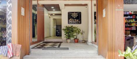 Entrada de l'allotjament