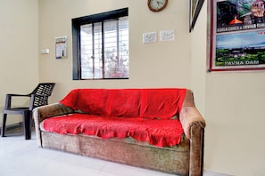 Área de estar no saguão