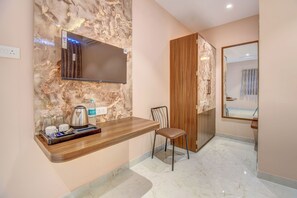 28-inch LCD TV with cable channels - Fabhotel Ayodhya (Pune)