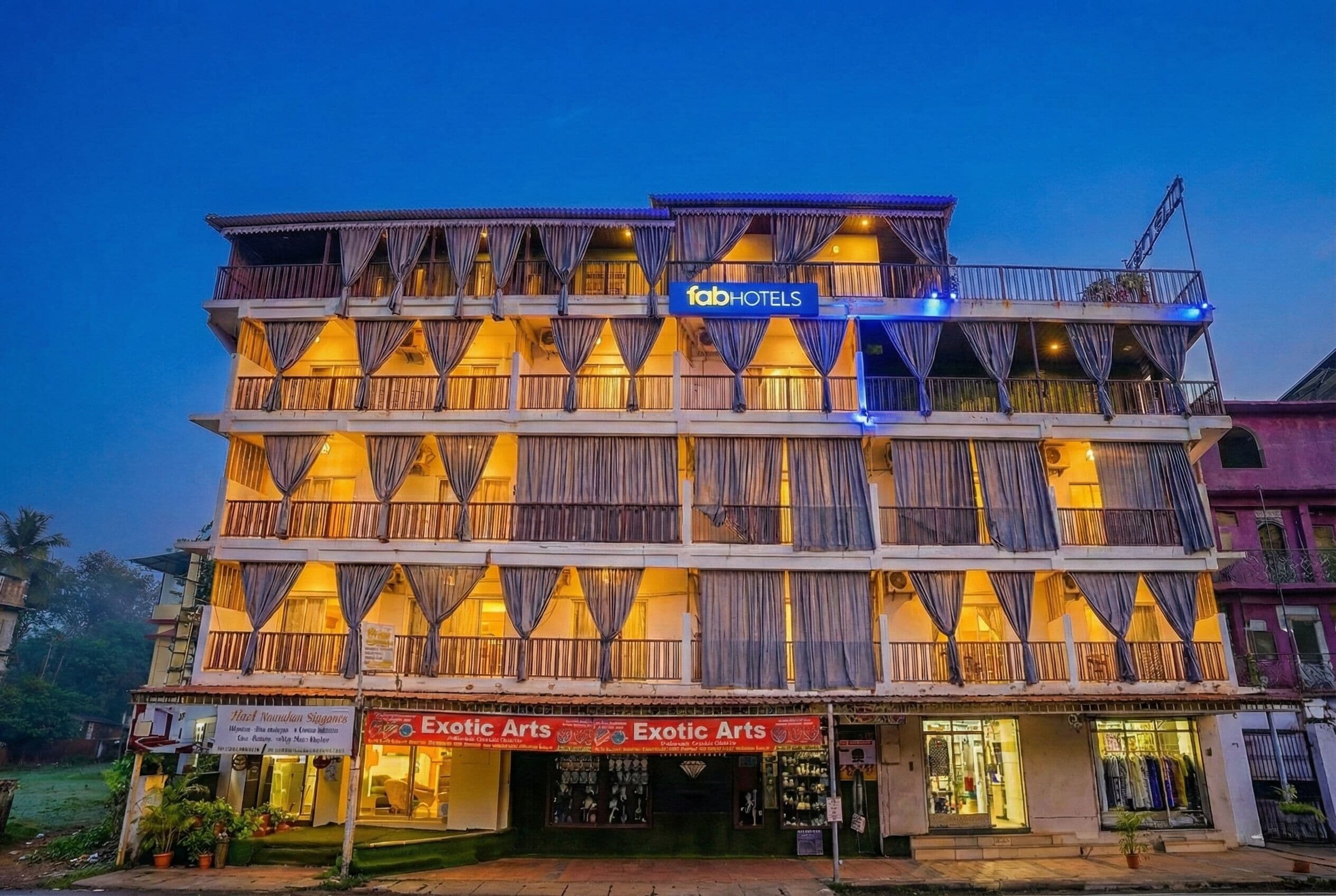 Fassade der Unterkunft