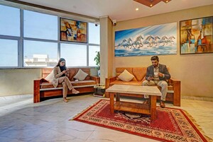 Sala de estar en el lobby