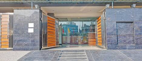 A szálláshely bejárata