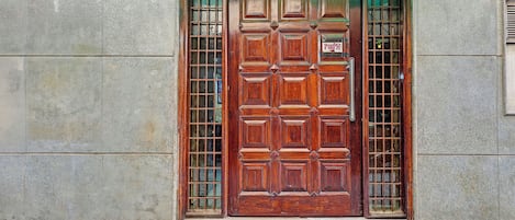 Overnatningsstedets indgangsparti