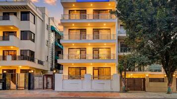 Voorkant van accommodatie