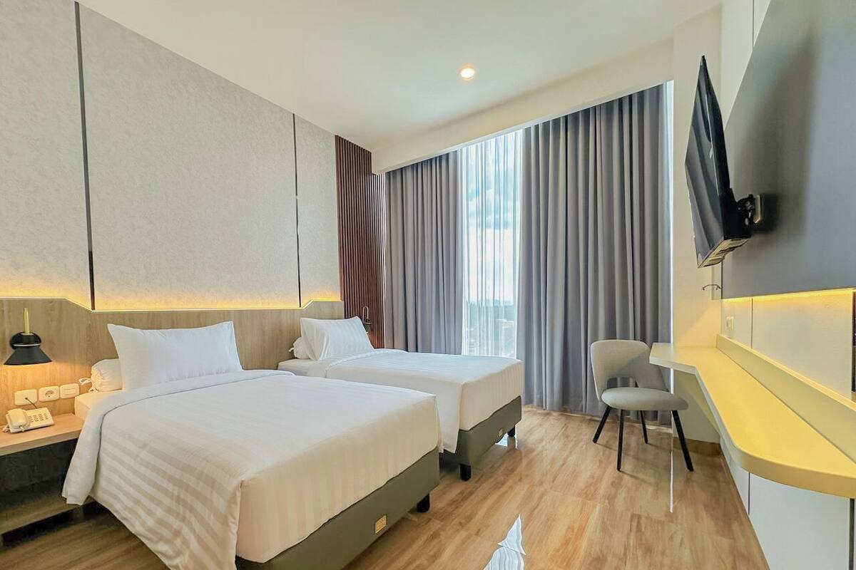 Phòng 2 giường đơn Deluxe | Truy cập Internet không dây miễn phí