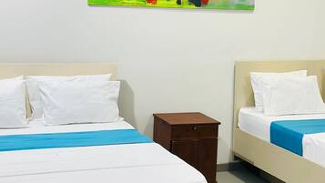 Familien-Vierbettzimmer, Gartenblick