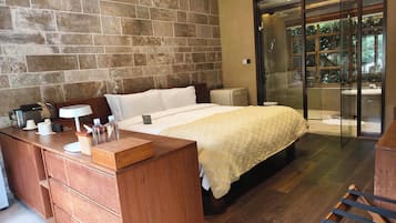 Comfort Double Room, Courtyard View | Living area | TV