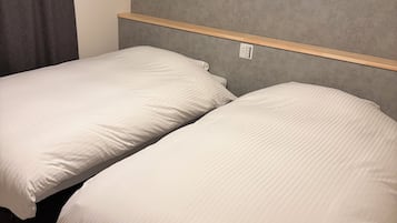 Laptop workspace, free WiFi, bed sheets
