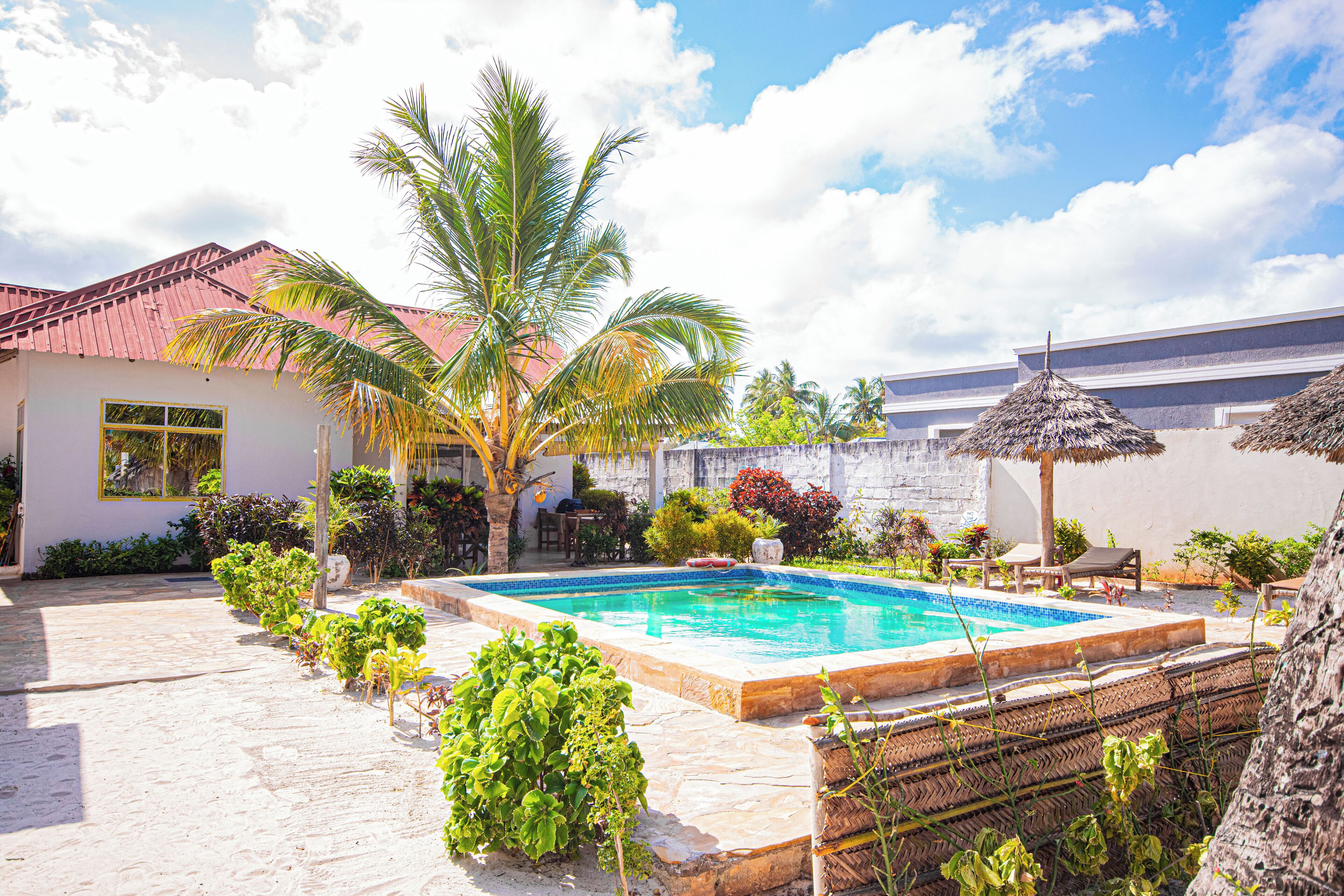 Overnatningsstedets facade