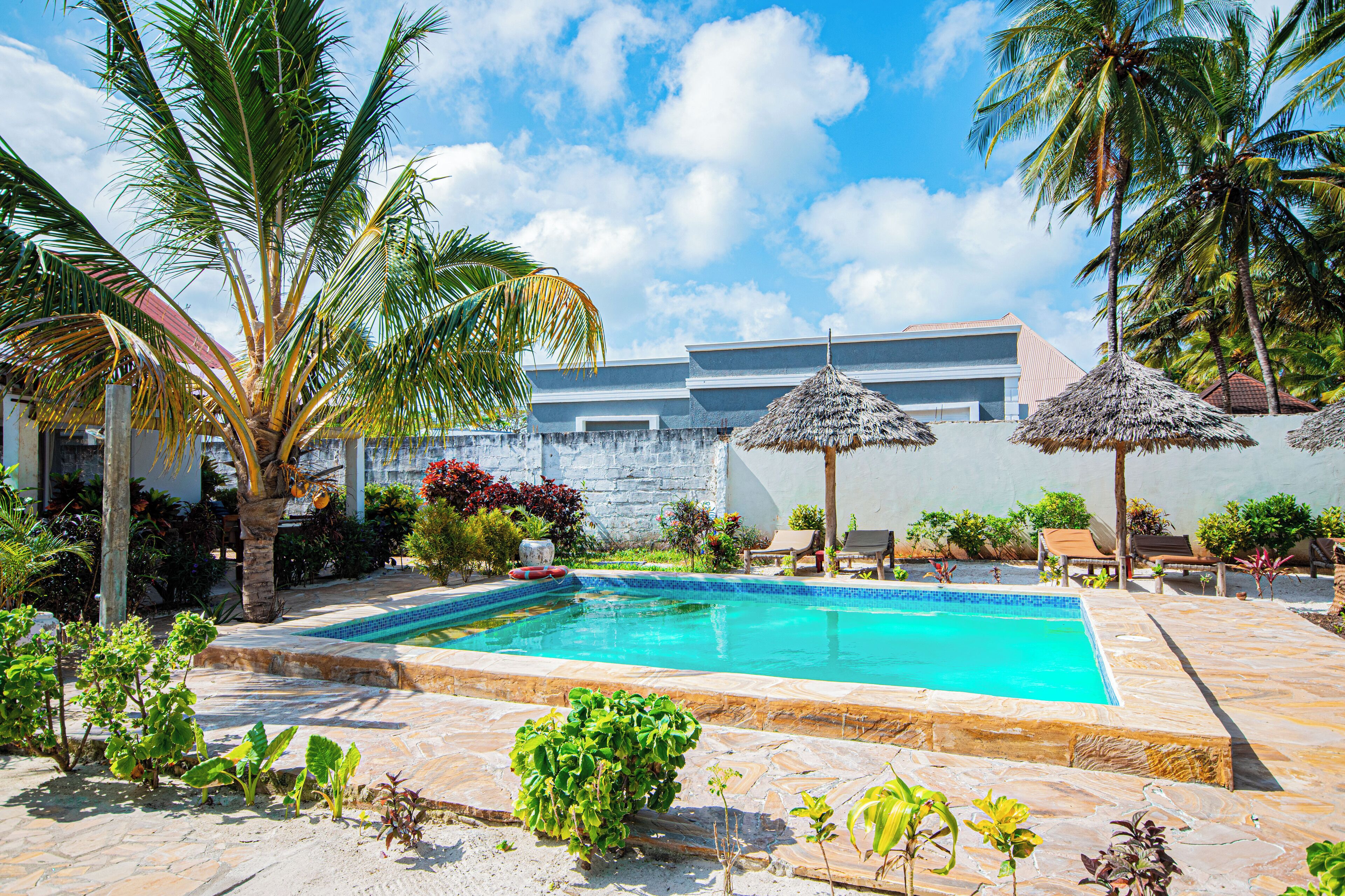 Overnatningsstedets facade