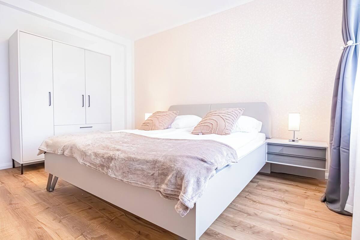 Basic-Apartment | Bügeleisen/Bügelbrett, kostenloses WLAN