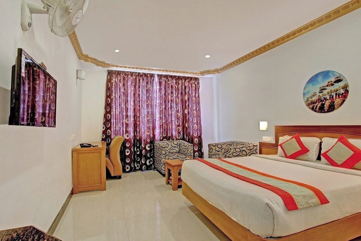Executive Double or Twin Room, City View | In-room safe, desk, laptop workspace, iron/ironing board