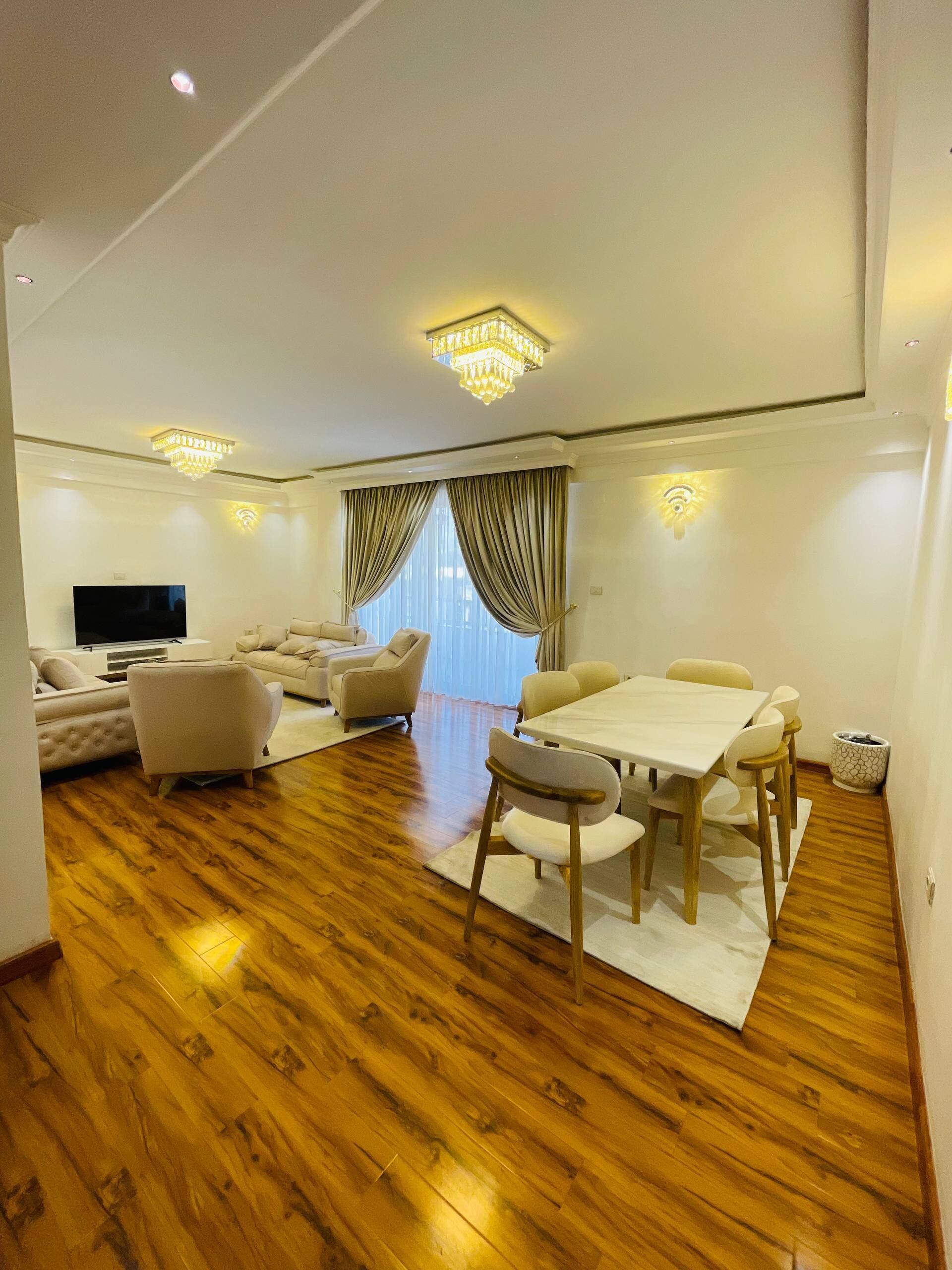 Premium Room, Balcony, City View | Living area