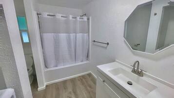 Hair dryer, towels