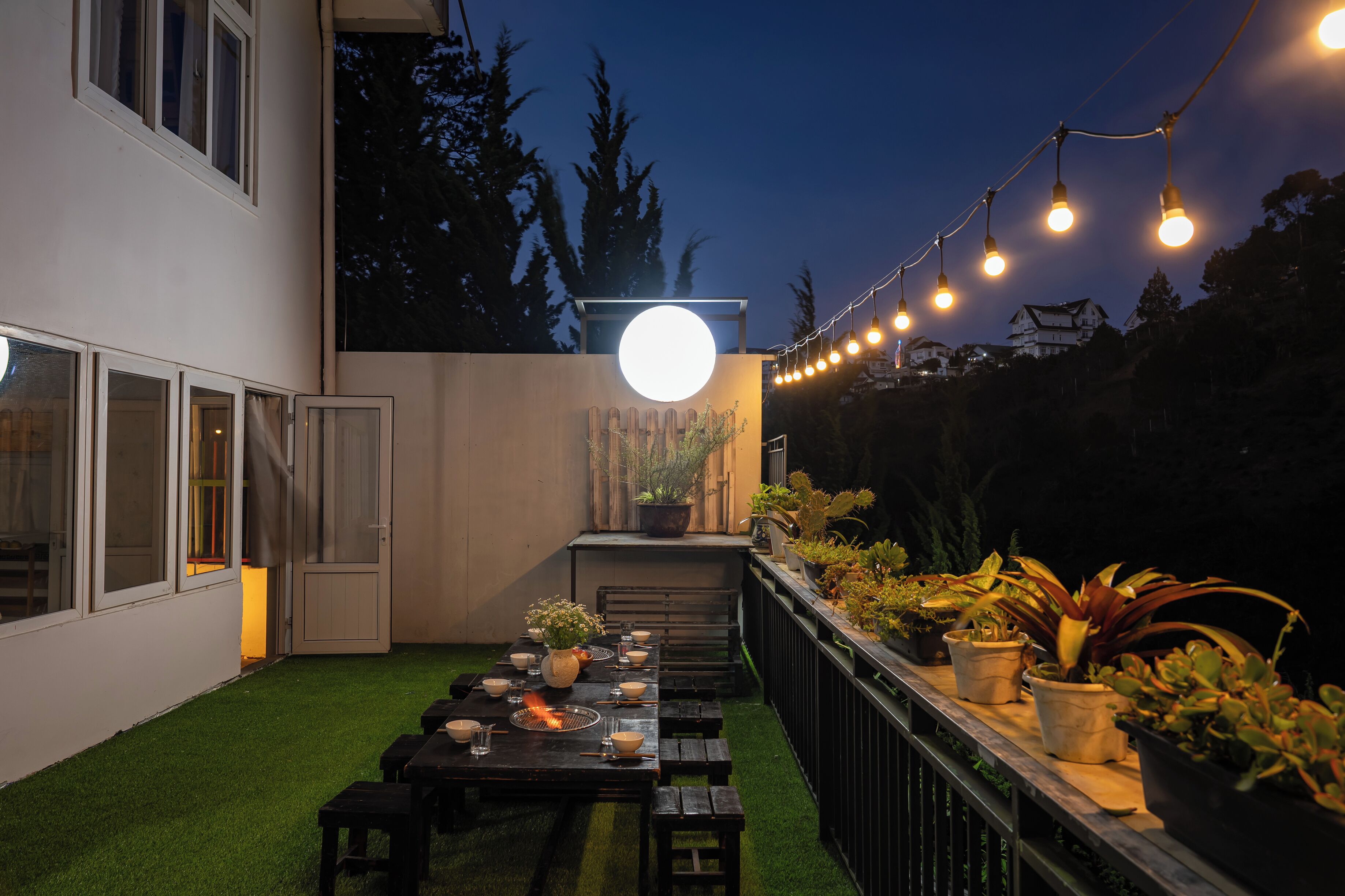 Family Studio, Balcony, Hill View | Desk, laptop workspace, blackout drapes, free WiFi