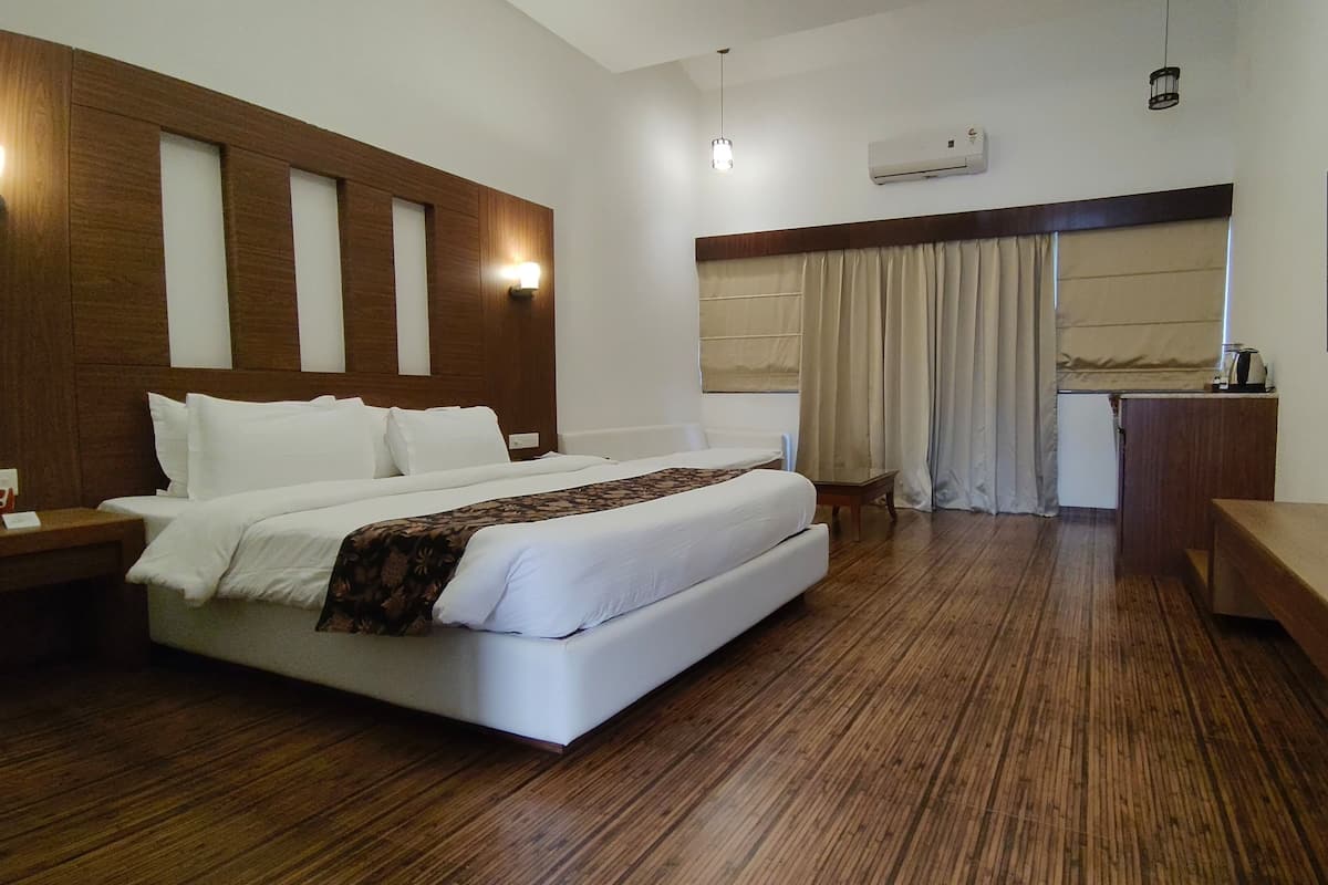 Dobbeltrom – standard, hageutsikt | Strykejern/-brett og wi-fi (inkludert)