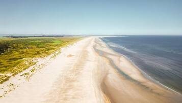 Vlak bij het strand
