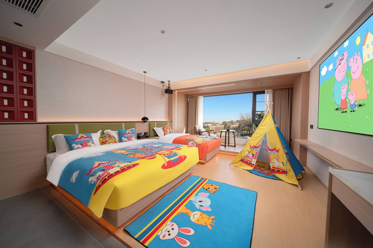 Kamar Triple Khas | Wi-Fi gratis dan seprai linen