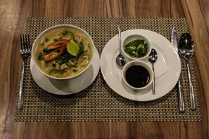 Daily buffet breakfast (USD 5 per person) - Hotel Kausi (Pokhara)