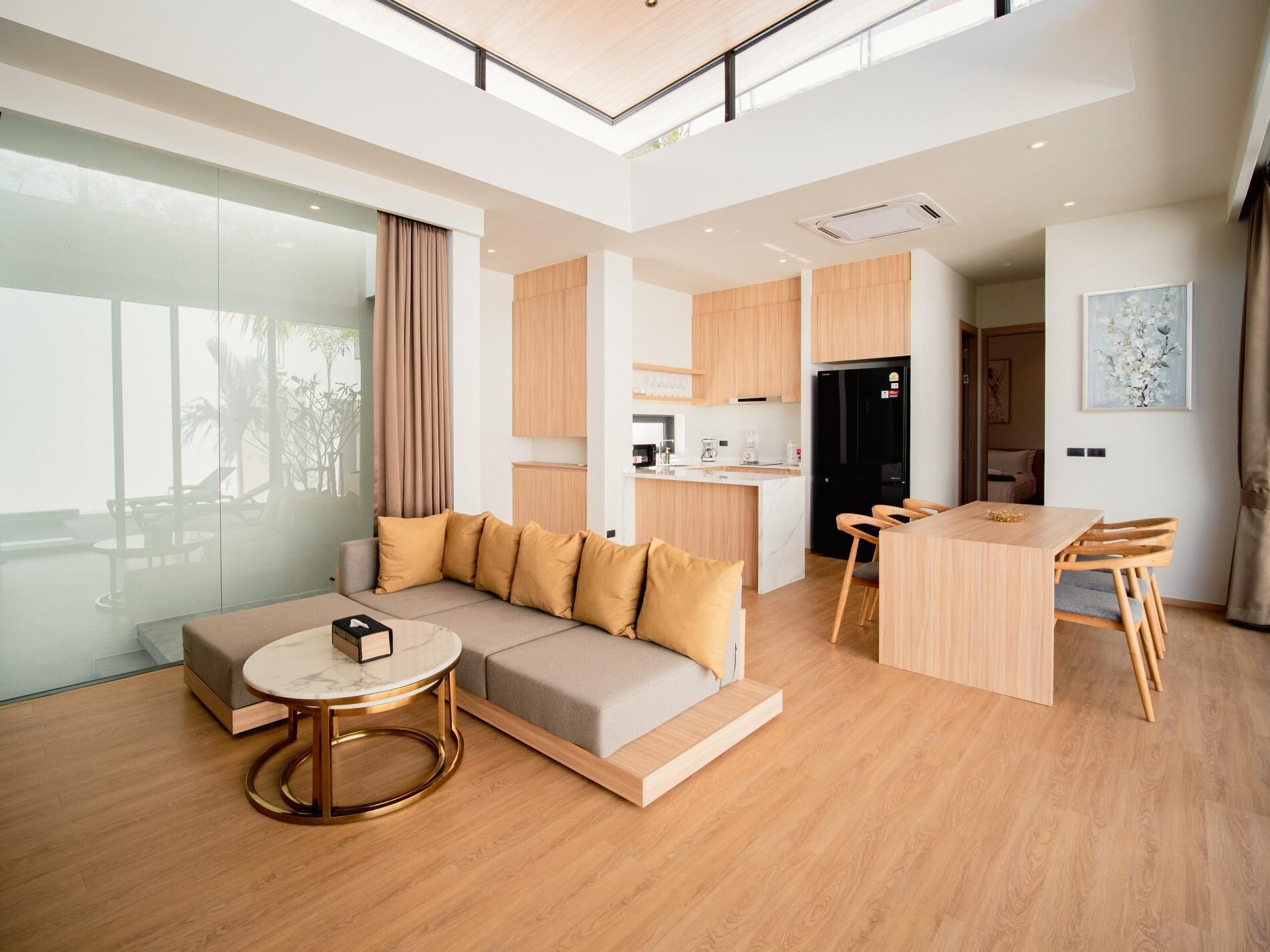 Façana frontal de l'allotjament