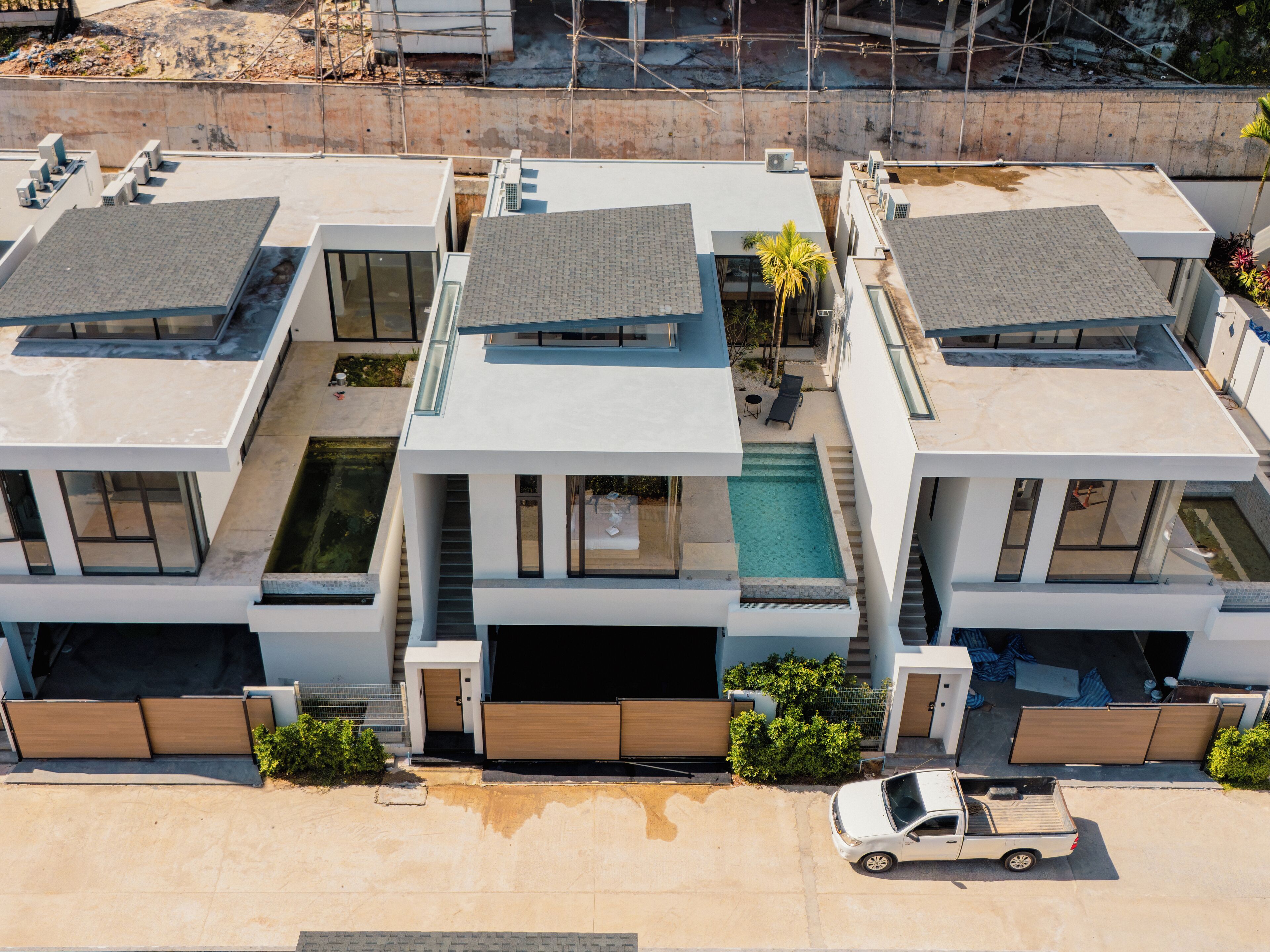 Fachada de la propiedad