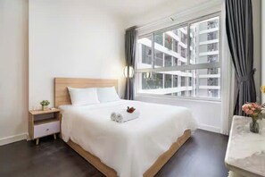 Suite Présidentielle, 2 chambres, accès au salon club, vue ville