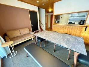Basic Apartment, Mountain View | Living area - Three Peaks House (Hakuba)