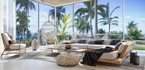 Living area - Xanadu International Resort  (Koh Rong Sanloem)