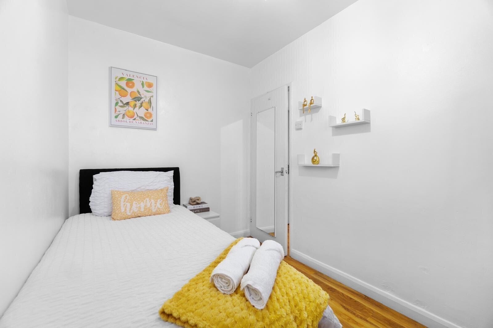 2 間臥室、熨斗/熨衣板、免費無線上網、床單