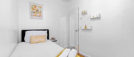 2 間臥室、熨斗/熨衣板、免費無線上網、床單