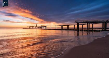 Modern terraced house in Kölpinsee - live close to the beach & in comfort