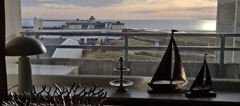 Vacation accommodation WellenSpiel on Borkum with balcony and limited sea view