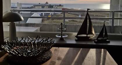 Vacation accommodation WellenSpiel on Borkum with balcony and limited sea view