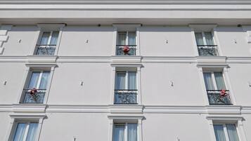 Overnatningsstedets facade