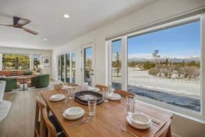 Dining - Expansive home on 5 acres with stunning mountain views, chef's kitchen, hot tub, entertainment room, 2 car garage, and 2 Fireplaces. (Pagosa Springs)