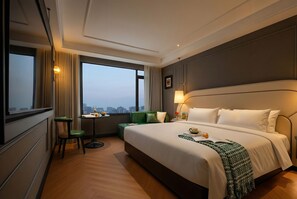 Comfort Double Room, City View | Blackout curtains, soundproofing, iron/ironing board, free WiFi - President Extra Hotel Guangzhou (Guangzhou)
